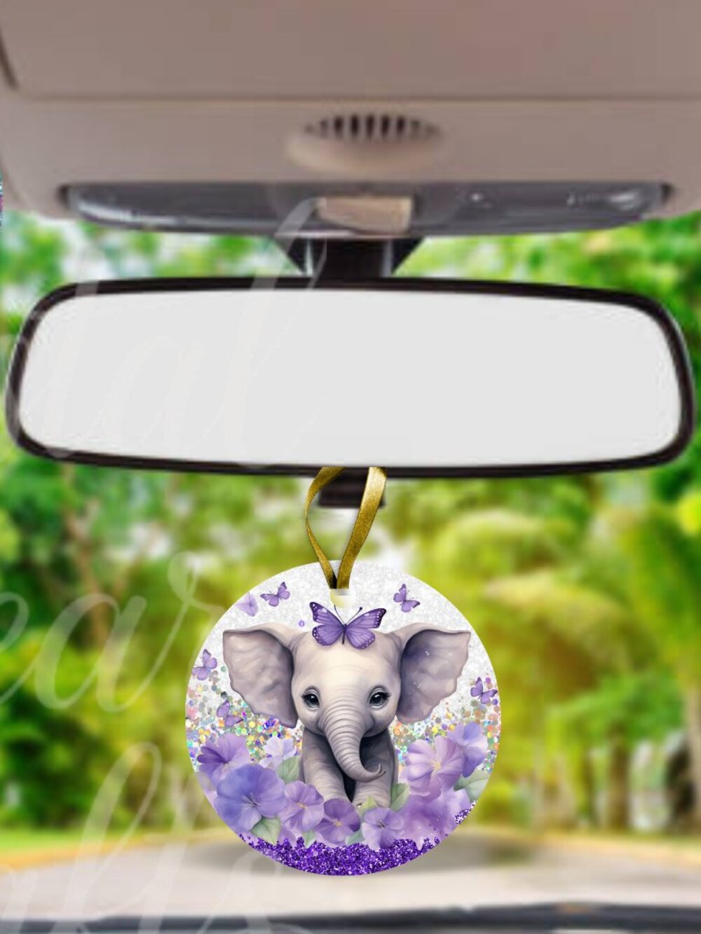 SALE!! 3 FOR $15.00 Elephant Air Fresheners Custom
